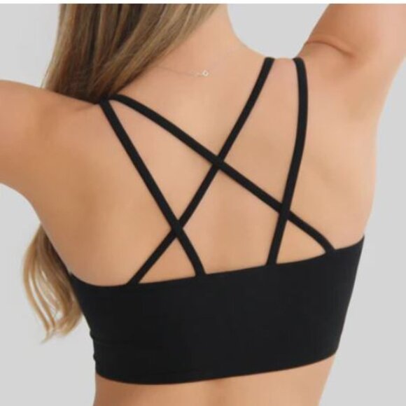 Now Sunday Long Line 1150  Strappy Back Sports Bra Size S - Picture 1 of 4
